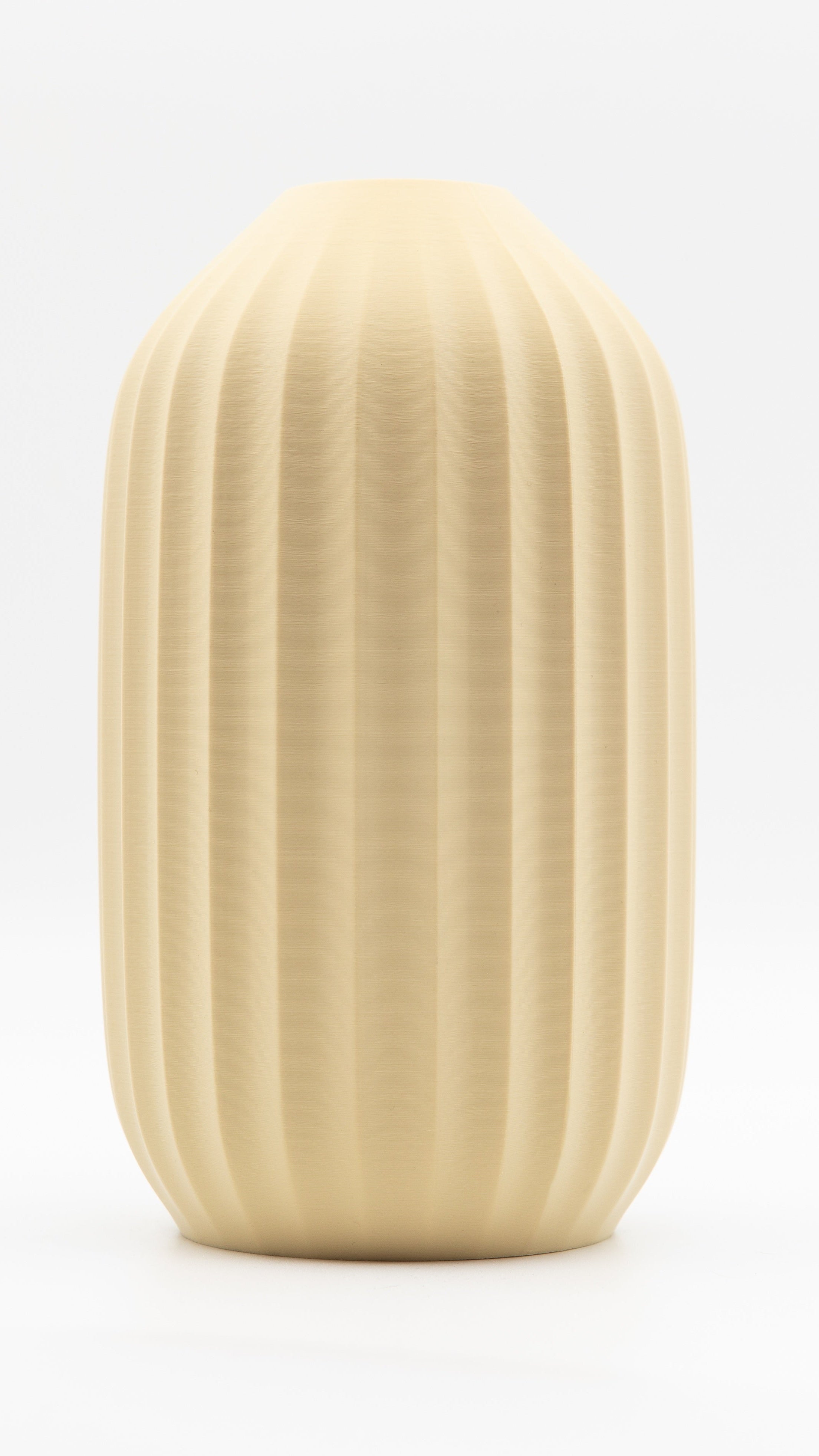 Decorative Ribbed Vase