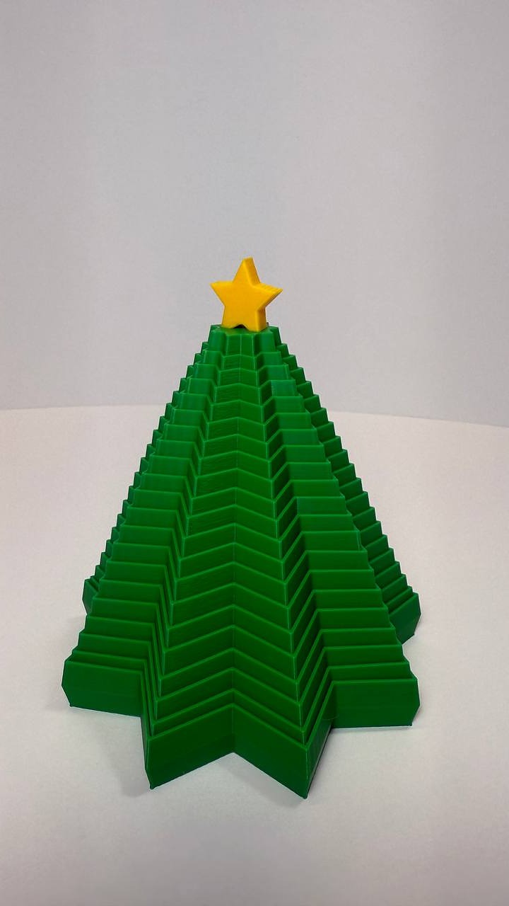 Kinetic Christmas Tree Toy
